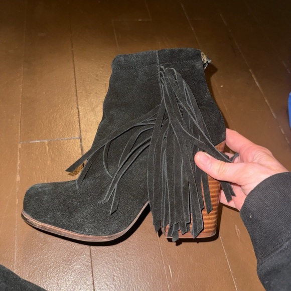 Jeffrey Campbell Fringe Suede Boots - Picture 4 of 5
